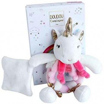 Hochet avec doudou Lucie la licorne
