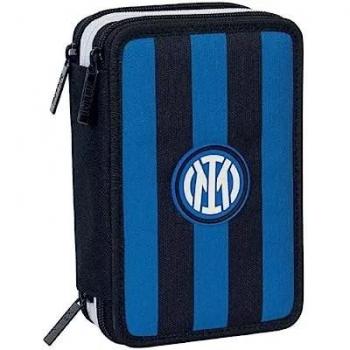 Astuccio 3 zip nerazzurro Seven