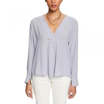 Esprit Damenbluse in Hellblau-Lavendel