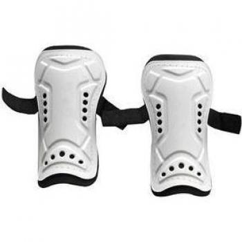 Football Shin Pads for Kids and Adults - 1 Pair, Breathable Plastic Soccer Guards