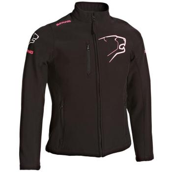 Chaqueta Softshell Bering 2016, Estilo Negro y Fucsia, Mujer