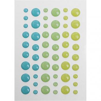 Self-Adhesive Enamel Dot Embellishments for DIY Projects