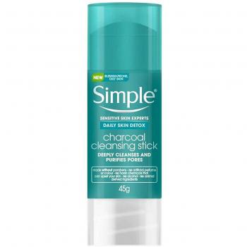 Stick Limpiador Facial Simple 45g - Detox para Poros Grasos