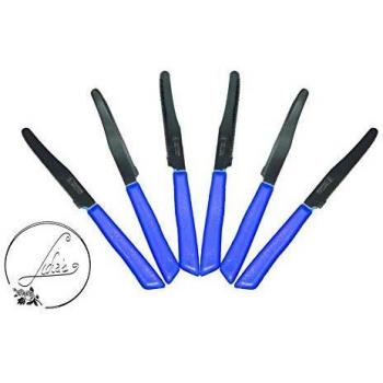 Bonomi Set Coltelli da Tavola 6 Pezzi Manico Blu