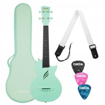 Cascha Carbon Ukulele Set Konzert Min Mint