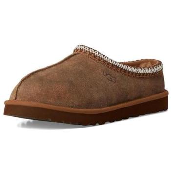 UGG Men's Chestnut Tasman Baxter Suede Slippers, Size 12 US