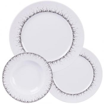 Service d'assiettes Boréalis 18 pièces