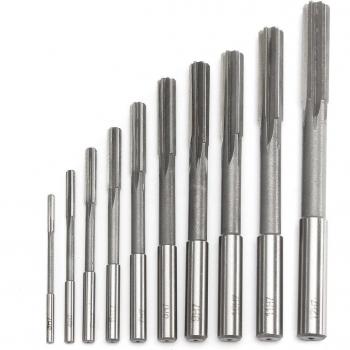 HSS H7 Straight Shank Milling Reamer Set (10pcs, 3-12mm)