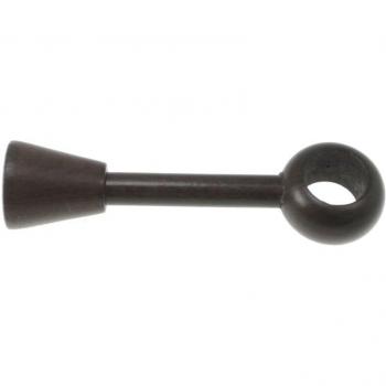 Supporto per bastone Ø28mm, regolabile, viti e tasselli – noce