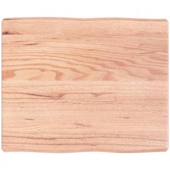 Vidaxl - Piano Tavolo, Vassoi da tavola Rettangolare Marrone Chiaro 60x50x6 cm in Rovere Non Trattato