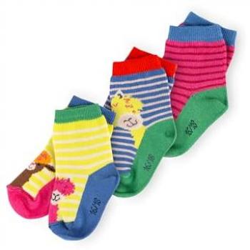 Lama Striped Baby Socks – 3 Pack