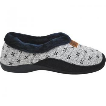 Zapatillas de Casa Cerradas Mujer Invierno Marino