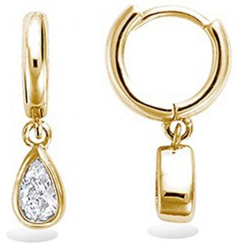 Oro Blanco Criollas 8 mm x 6×4 mm – Les Trésors De Lily R5147