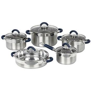 Pack Batería de Cocina Jata BC10/ Cazo '16cm/ Cazuela '18cm/