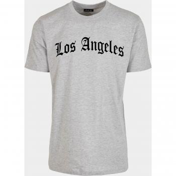 T-shirt Los Angeles z napisem szary heather