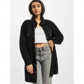 Urban Classics Damen Lang-Corduroy Hemdbluse
