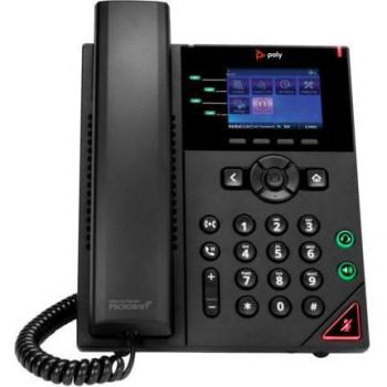 Téléphone VoIP Poly VVX 250 – 4 lignes, PoE, SRTP/SIP/SDP/RTP
