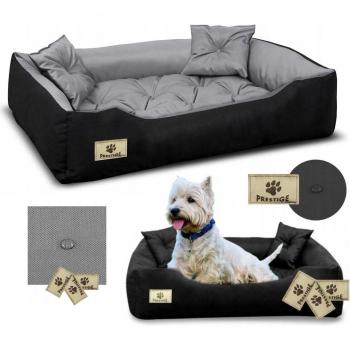 Prestige Paw Haven Waterproof Dog Bed – Medium (M) – Battleship Grey