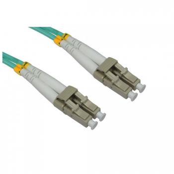 InfiniBand/Fibre Optic Cable by Cables Direct, 2 meters, Aqua Colour, LC Connectors