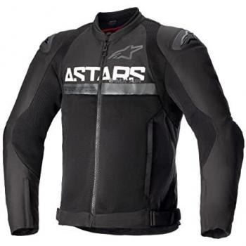 Alpinestars SMX Air Chaqueta textil de motocicleta perforada - Negro (3XL)