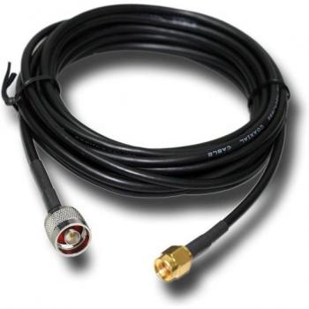 RG58 Koaxialkabel Schwarz mit N-Stecker auf SMA-Männlich für Mobiltelefon Antenne