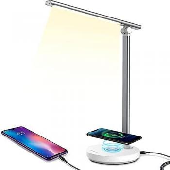 Einstellbare Helligkeit Tischlampe mit Timer und 5 Farbmodi