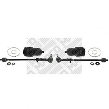 MAPCO 53160/1 Left Hand Tie Rod Assembly with Cuffs and Clips