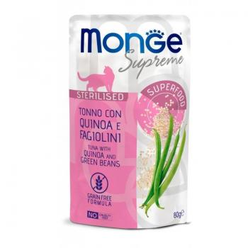 MONGE SUPREME STERILISED TONNO QUINOA E ZUCCA 80 GR BUSTINA