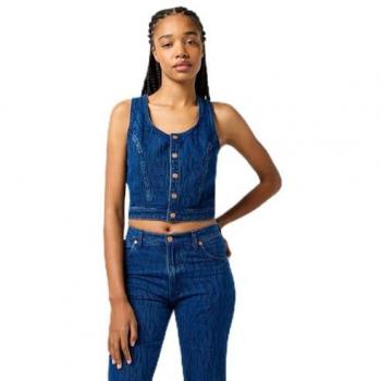 Top Sin Mangas Wrangler con Diseño Laser