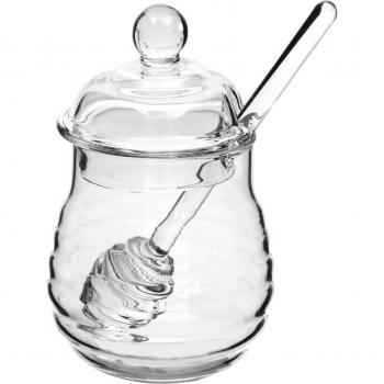 Honey Haven 250ml Glass Jar Set with Dipper and Lid