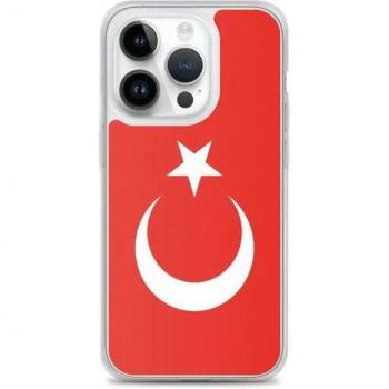 IPhone 14 Pro Turkey Flag Multicolor Flex Case – Vertical