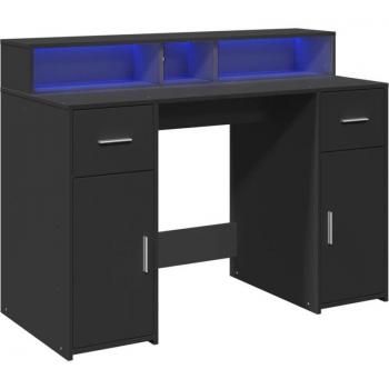 Postazione Laptop Mobile LED Nero