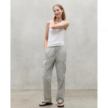 ECOALF para mujer. MCWGAPACOLIN0072S24-132 Pantalón Colin gris (34)