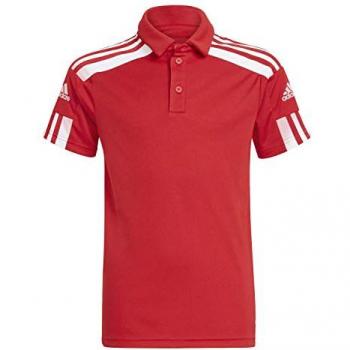 Adidas Squadra 21 Team Polo Red & White (Kids 11-12)