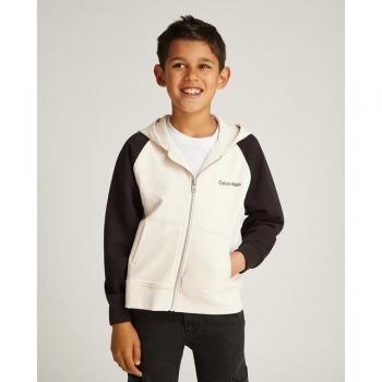Sudadera de Niño Calvin Klein Color Block con Capucha