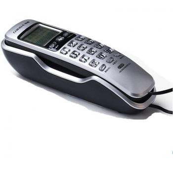 Mini‑téléphone fixe mural avec écran LCD