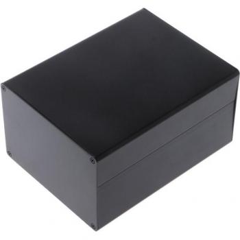Boîtier de jonction en aluminium 155x120x83mm noir