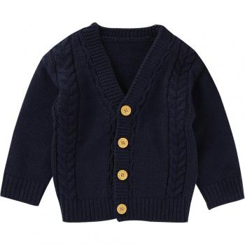 Pull Boutons Solides Bébé Pudcoco