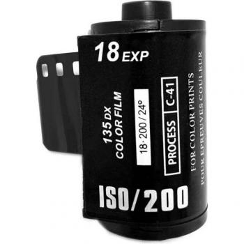 35Mm Kleurfilm ISO SO200 Type-135 Voor Beginners (18/12/8 Stuks/Rol)