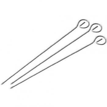 Lot de 4 brochettes en inox