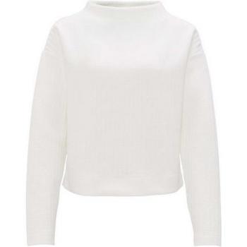 OPUS Stehkragen‑Sweatshirt „Gynami“ – Offwhite, Größe 44, Damen