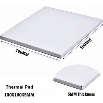 Gdstime 100mm x 100mm x 5mm White IC Chip Conduction Heatsink