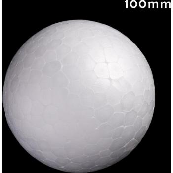 Boules artisanales blanches en polystyrène, 1 pièce, 20-120mm, décoration de Noël et mariage