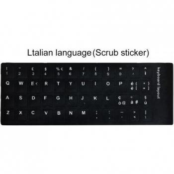 Laptop Keyboard Stickers - Russian, Spanish, English, French Letters