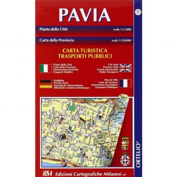 Pavia. Carta della città e della provincia. Ediz. multilingue
