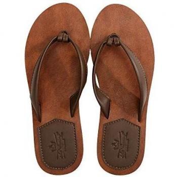 AX BOXING Tongs Femme Chic PU Cuir Sandales Simple Claquette Doux Léger Beach Piscine Intérieur/Extérieur Chausson Taille 36-41