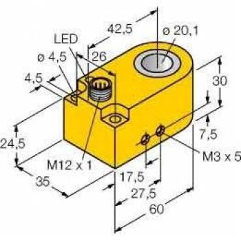 Inductive Proximity Switch BI20RW30SAP6XH1141