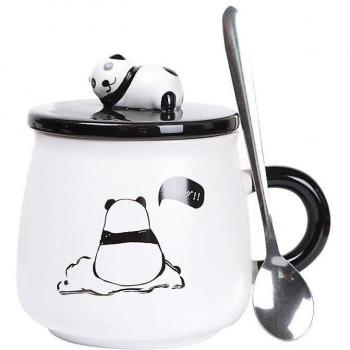 Taza de Café Panda de Cerámica Resistente