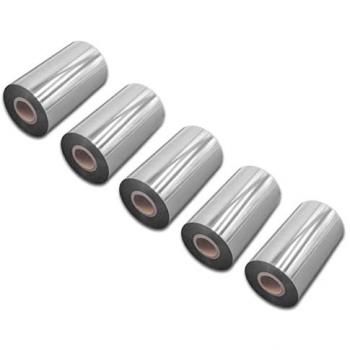 5x Thermal Ribbon compatible with Godex EZ-1100 Plus, EZ-2200 Plus Label Printer, 110 mm x 300 m, Wax Resin, Black - Vhbw