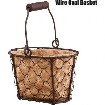 Nordic Iron Wire Hanging Storage Basket